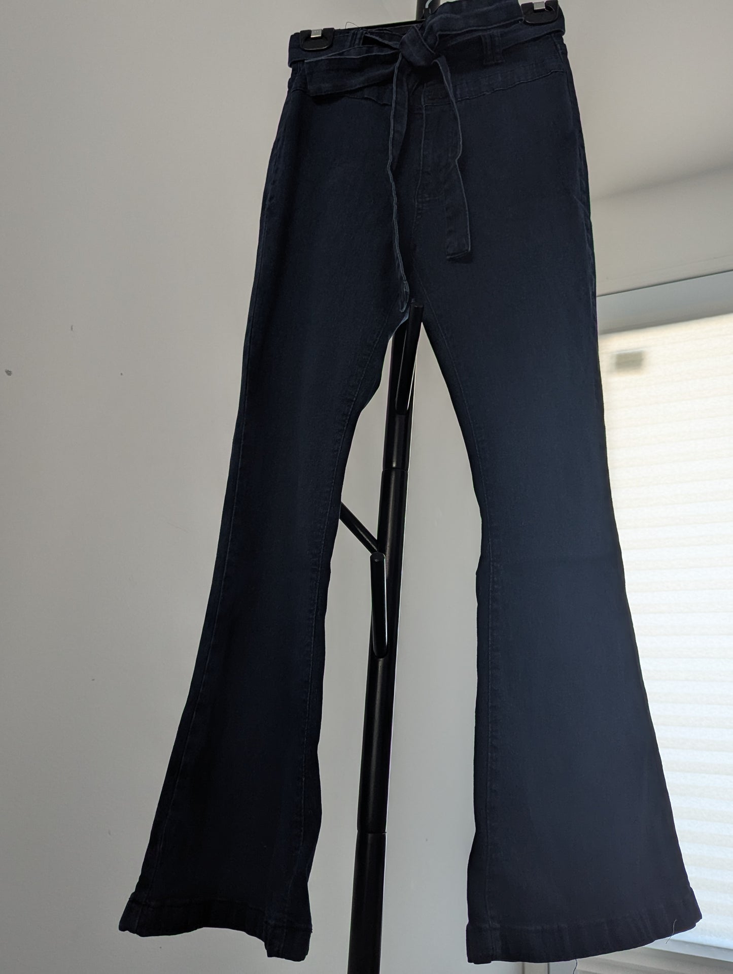 High waisted Stretchy Blue Jeans