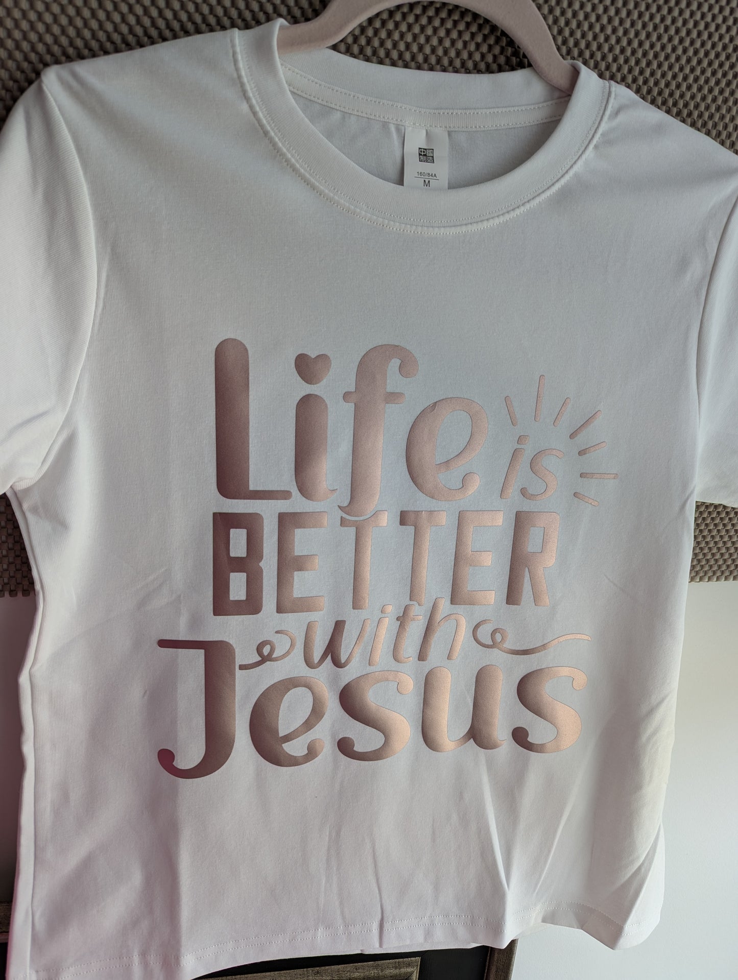 Faith Design Graphic Tops: life is better with Jesus