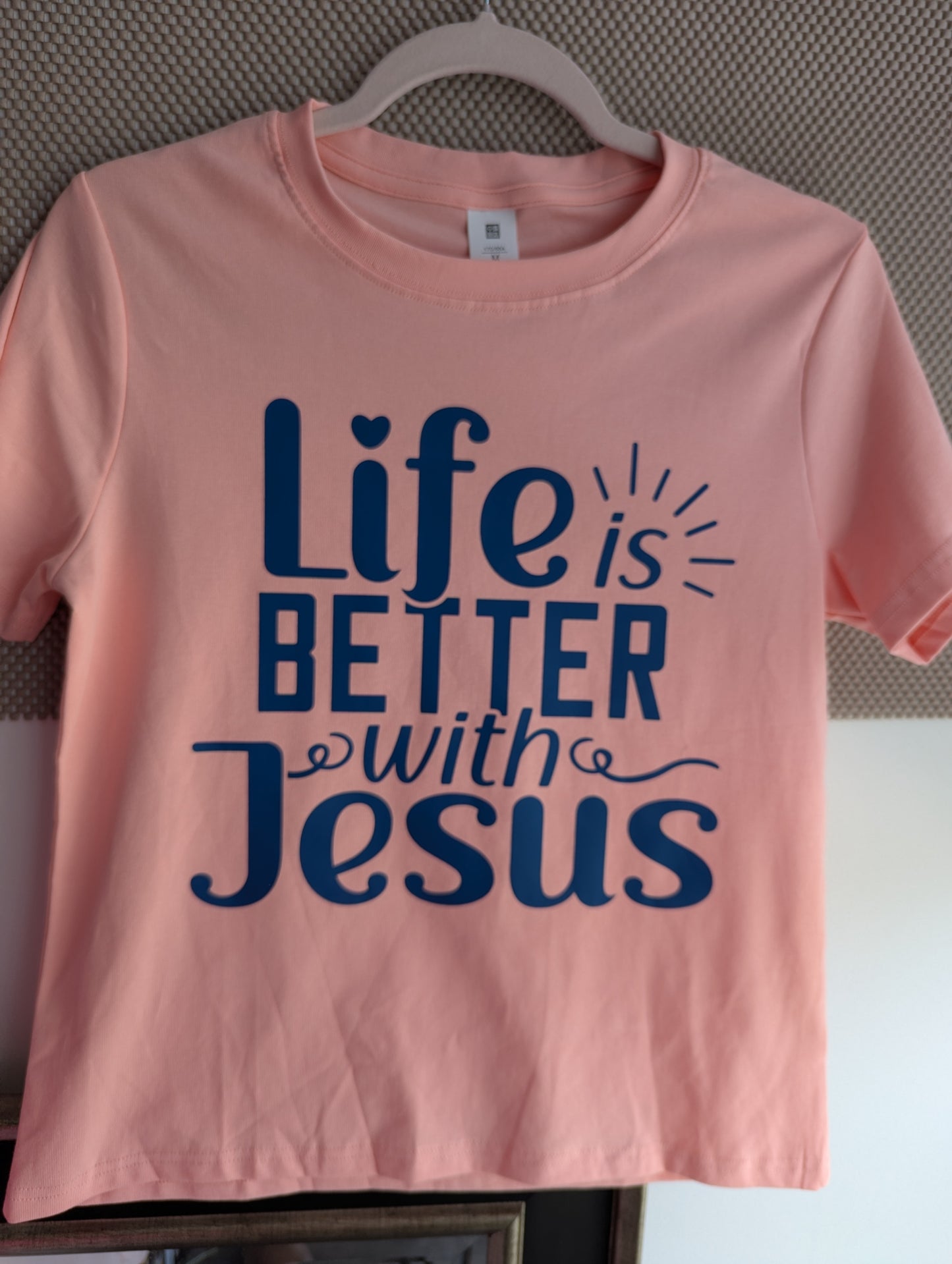 Faith/Christian wear Merch: Life is better with Jesus