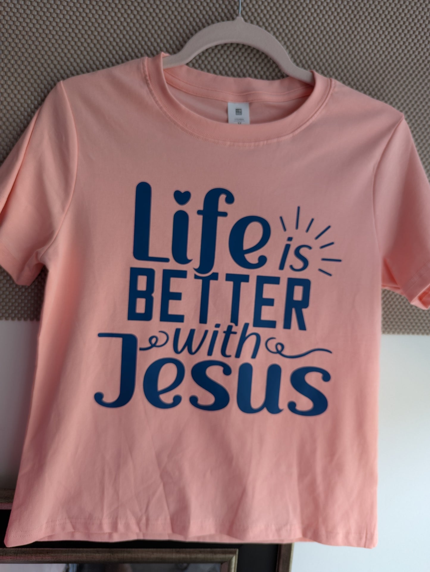 Faith/Christian wear Merch: Life is better with Jesus