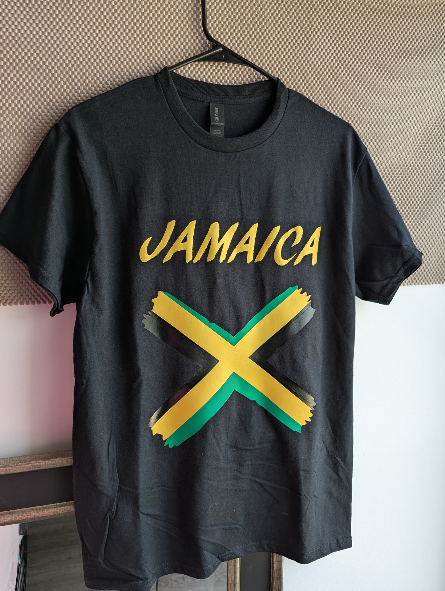 Jamaica flag T-shirt, men, Women Jamaica t-shirts. Jamaica day merch.