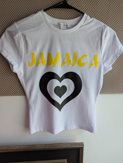 Jamaica love Women's top, One Love Jamaica top.