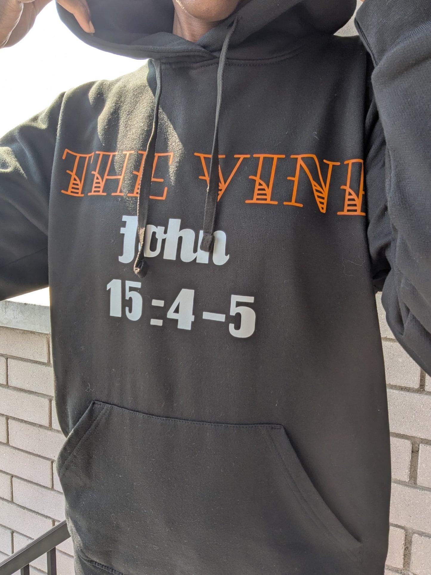 Christian Hoodie, Bible verses Hoodie, Black Hoodie John Hoodie