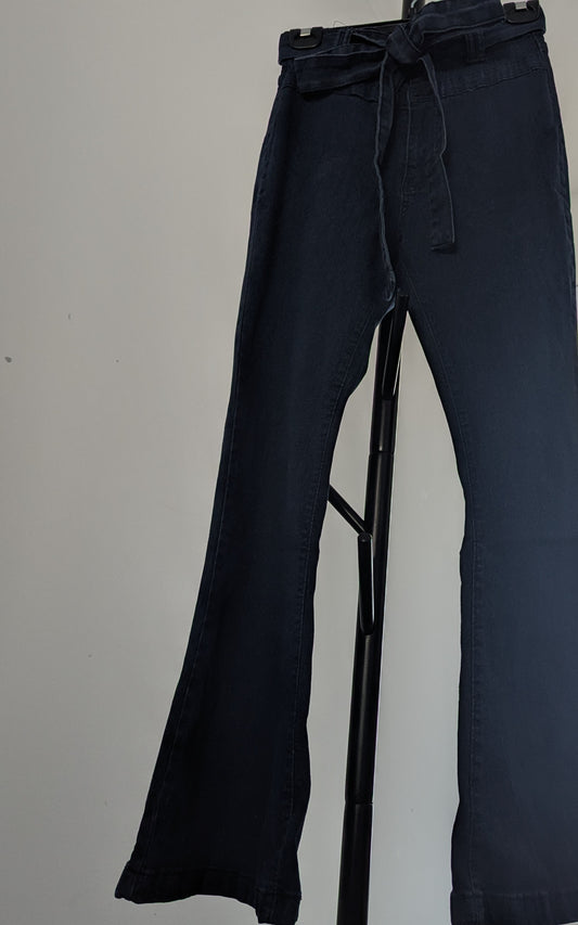 High waisted Stretchy Blue Jeans