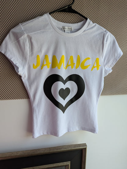 Jamaica love Women's top, One Love Jamaica top.