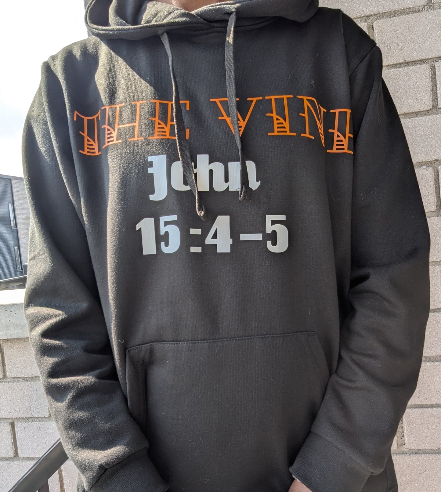 Christian Hoodie, Bible verses Hoodie, Black Hoodie John Hoodie