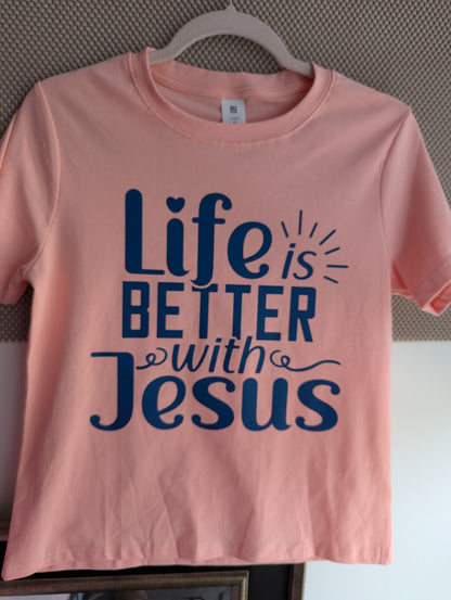 Faith/Christian wear Merch: Life is better with Jesus