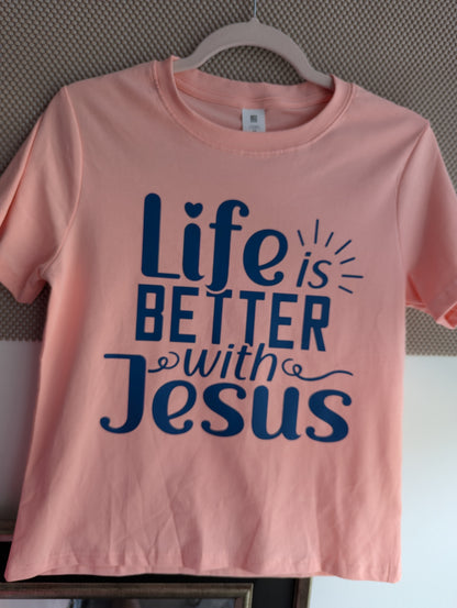 Faith/Christian wear Merch: Life is better with Jesus