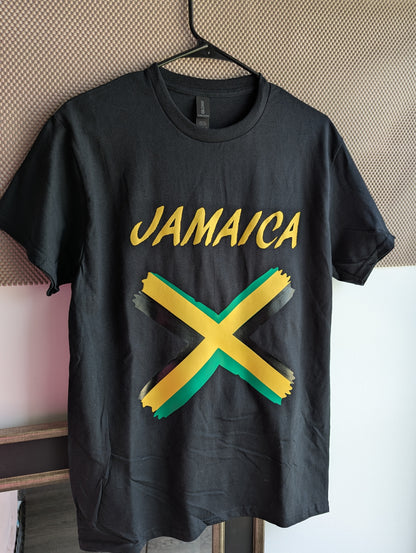 Jamaica flag T-shirt, men, Women Jamaica t-shirts. Jamaica day merch.
